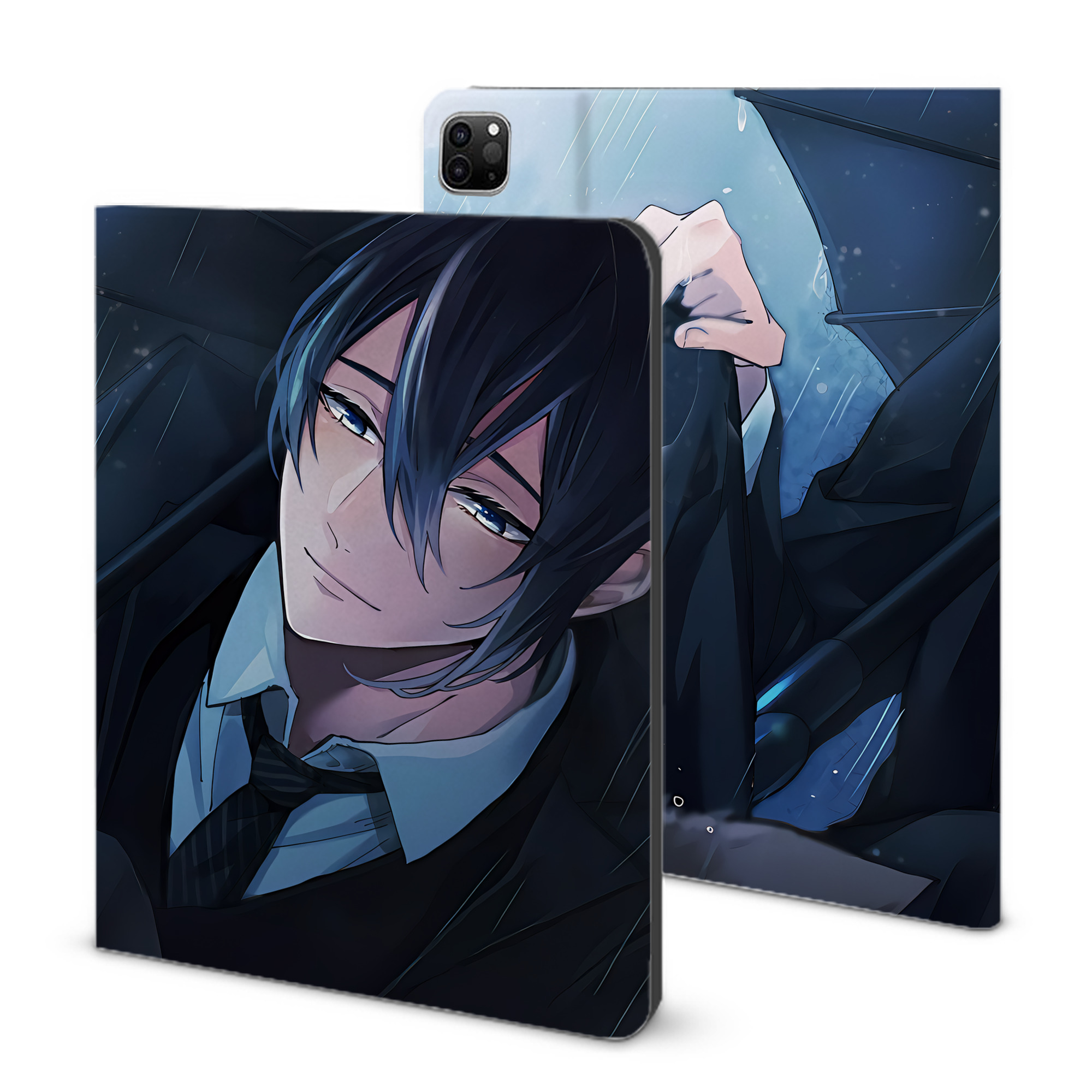 （画像用） 刀剣乱舞 Touken Ranbu IPad ケース ブック型 PUレザー TPU 耐衝撃 軽量 薄型 ペン収納なし 全面保護 IPad 各モデル対応